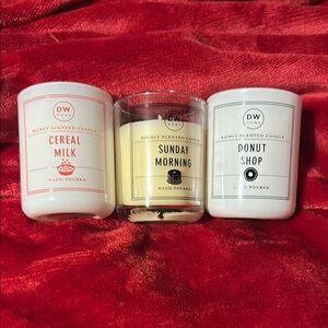 DW Home Scented Candle Trio